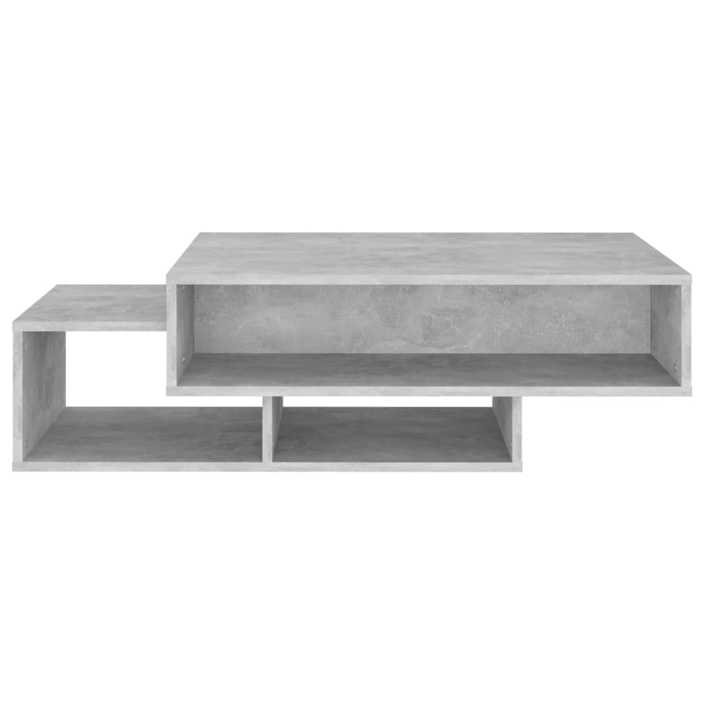 Coffee Table Concrete Grey 105x55x32 cm Engineered Wood