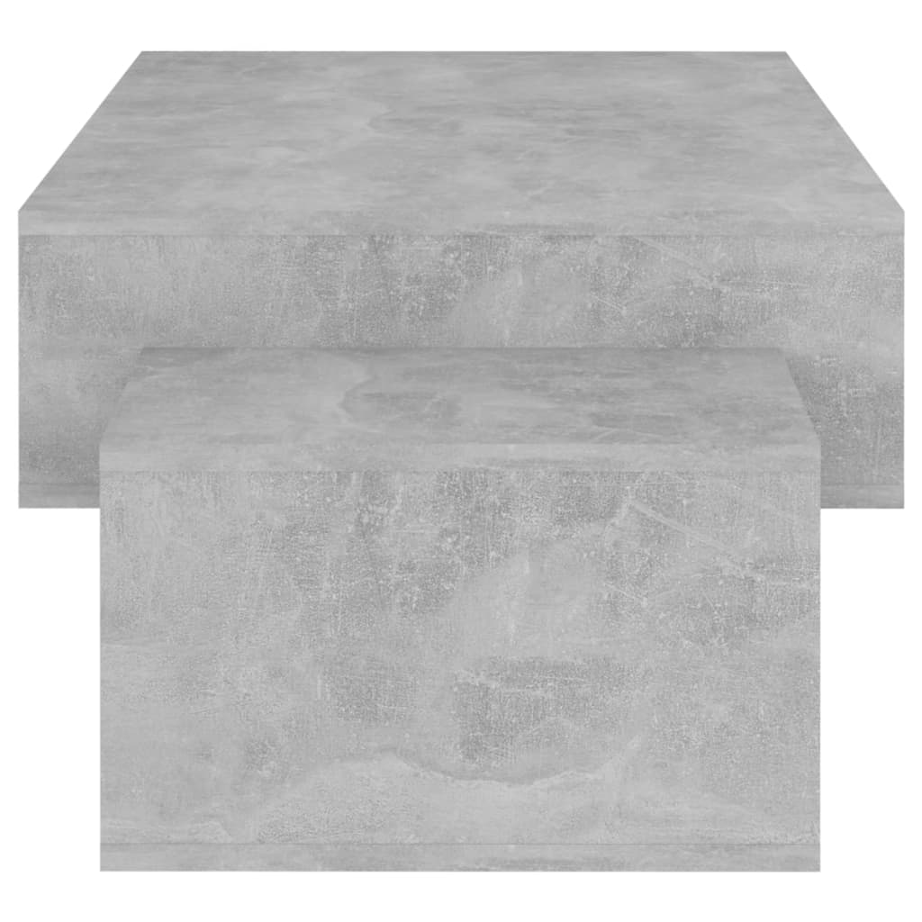 Coffee Table Concrete Grey 105x55x32 cm Engineered Wood