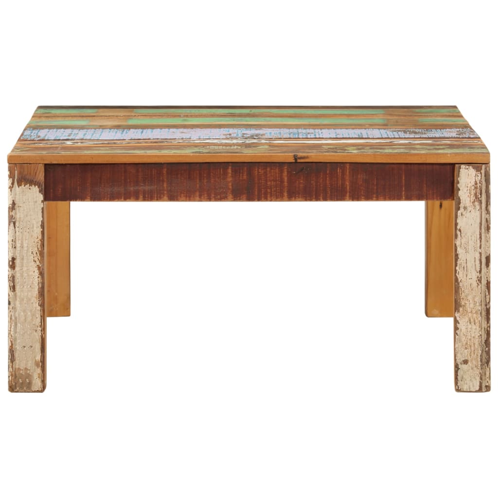 Coffee Table 80x80x40 cm Solid Reclaimed Wood