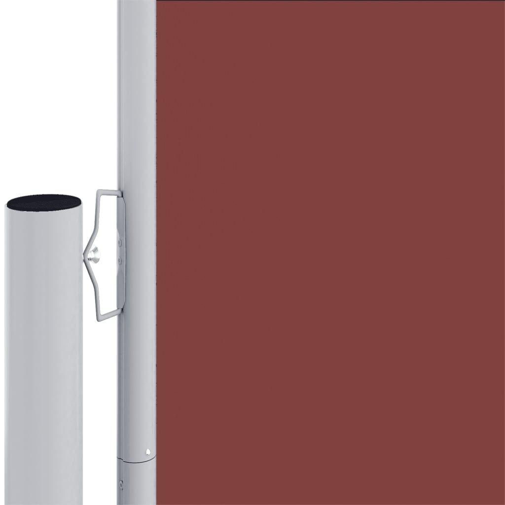 Retractable Side Awning Brown 180x1000 cm