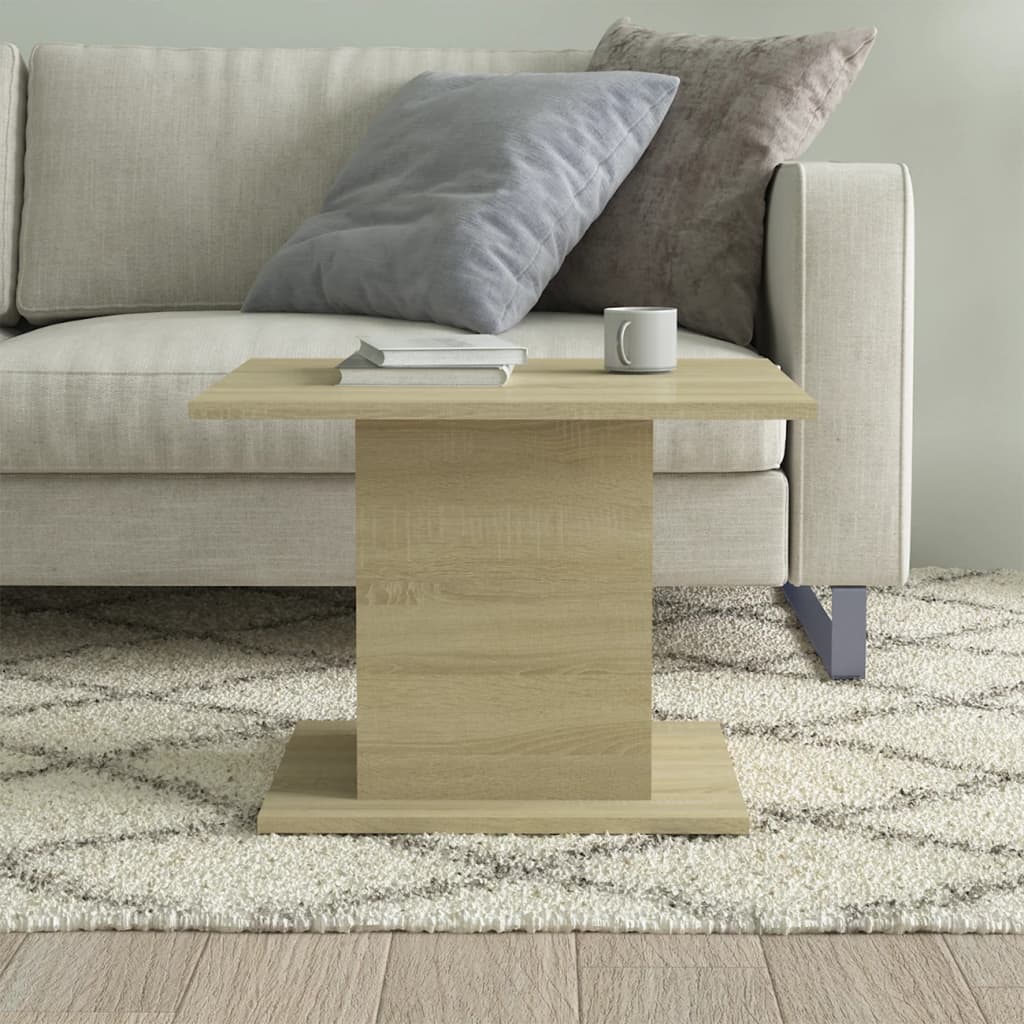 Coffee Table Sonoma Oak 55.5x55.5x40 cm Engineered Wood