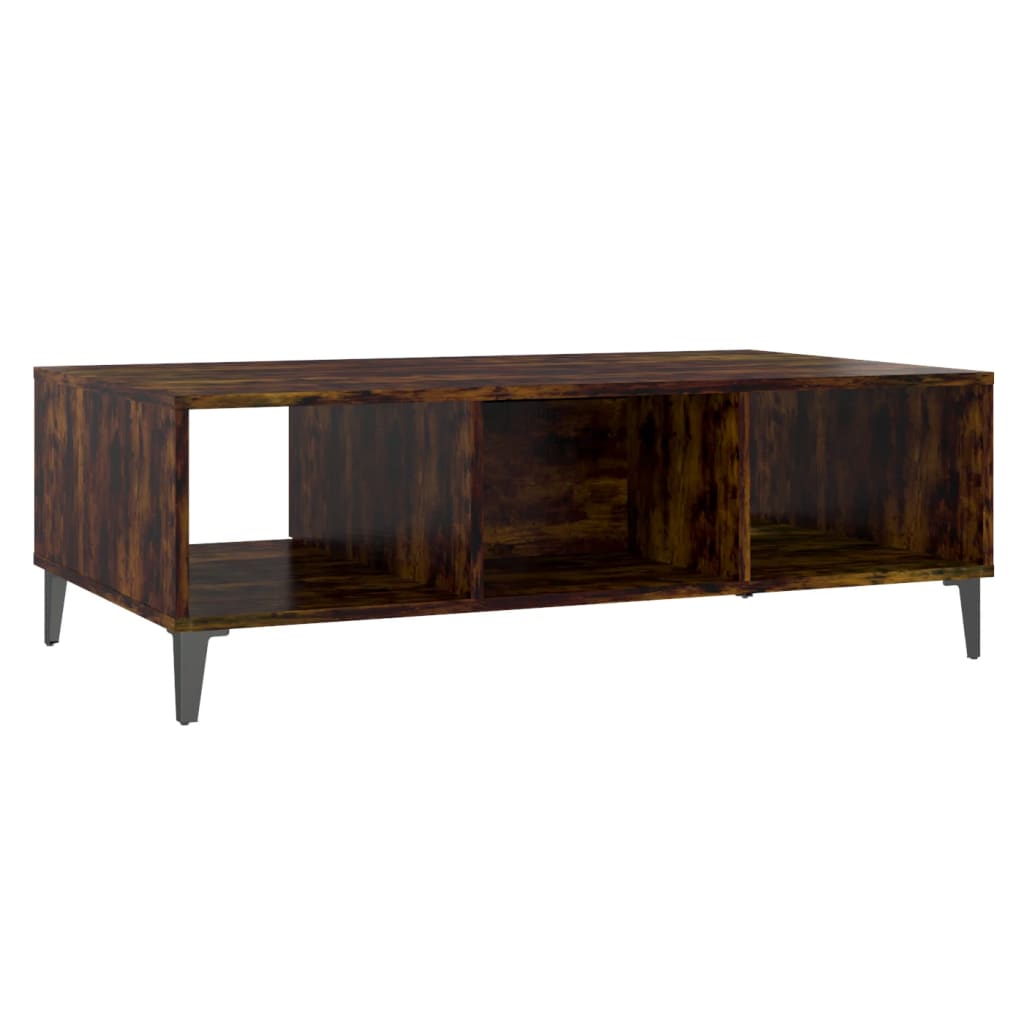 Coffee Table Smoked Oak 103.5x60x35 cm Engineered Wood