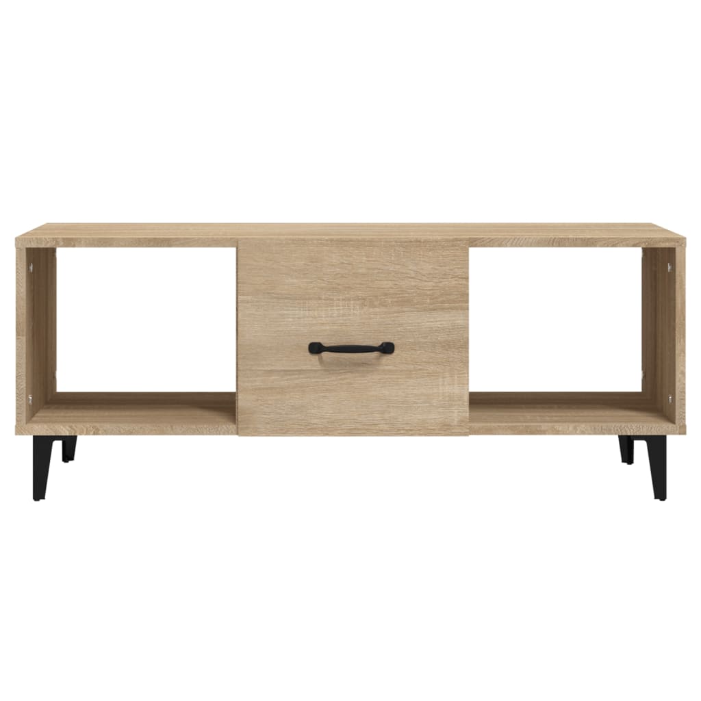 Coffee Table Sonoma Oak 102x50x40 cm Engineered Wood