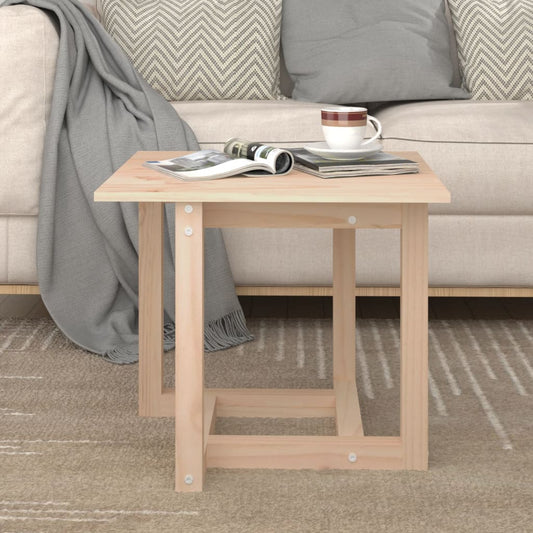 Coffee Table 50x50x45 cm Solid Wood Pine