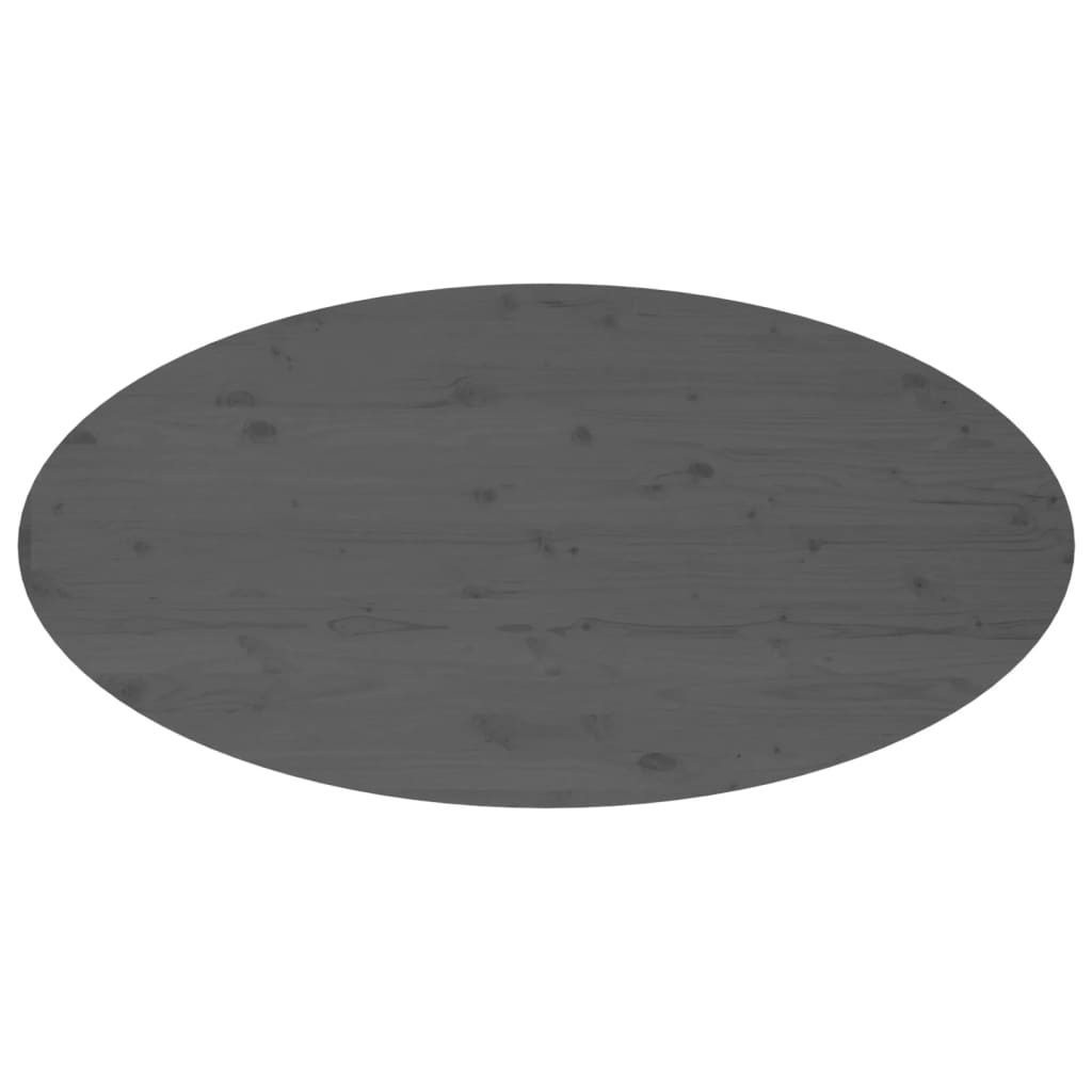 Coffee Table Grey 110x55x45 cm Solid Wood Pine