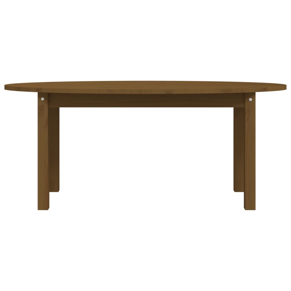 Coffee Table Honey Brown 110x55x45 cm Solid Wood Pine