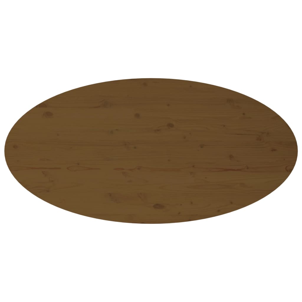 Coffee Table Honey Brown 110x55x45 cm Solid Wood Pine