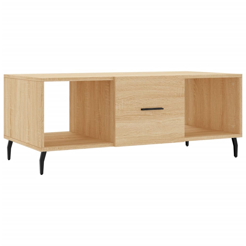 Coffee Table Sonoma Oak 102x50x40 cm Engineered Wood