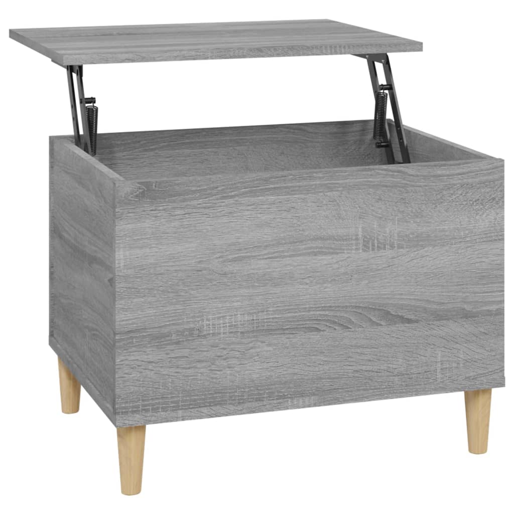 Coffee Table Grey Sonoma 60x44.5x45 cm Engineered Wood