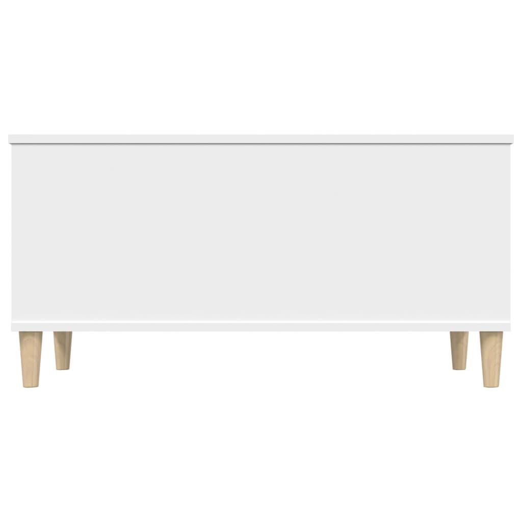 Coffee Table White 90x44.5x45 cm Engineered Wood