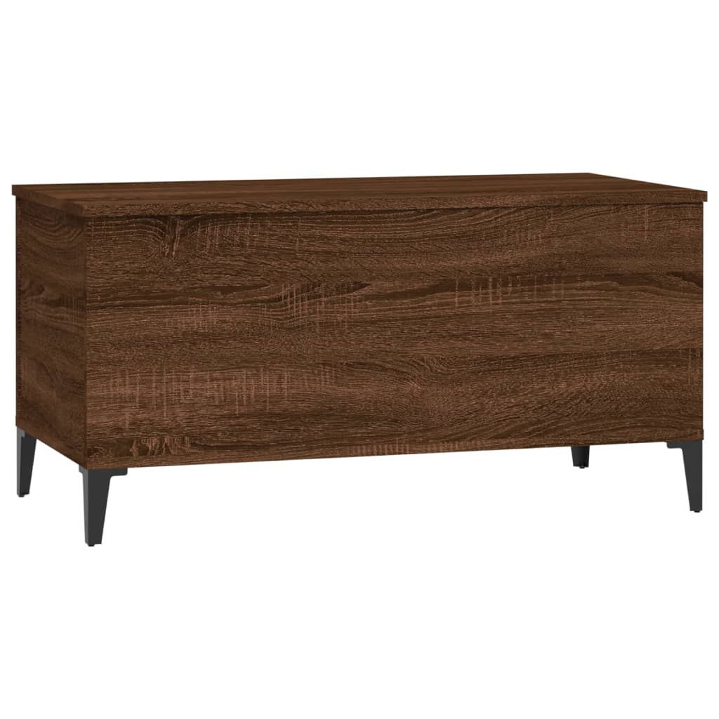 Coffee Table Brown Oak 90x44.5x45 cm Engineered Wood