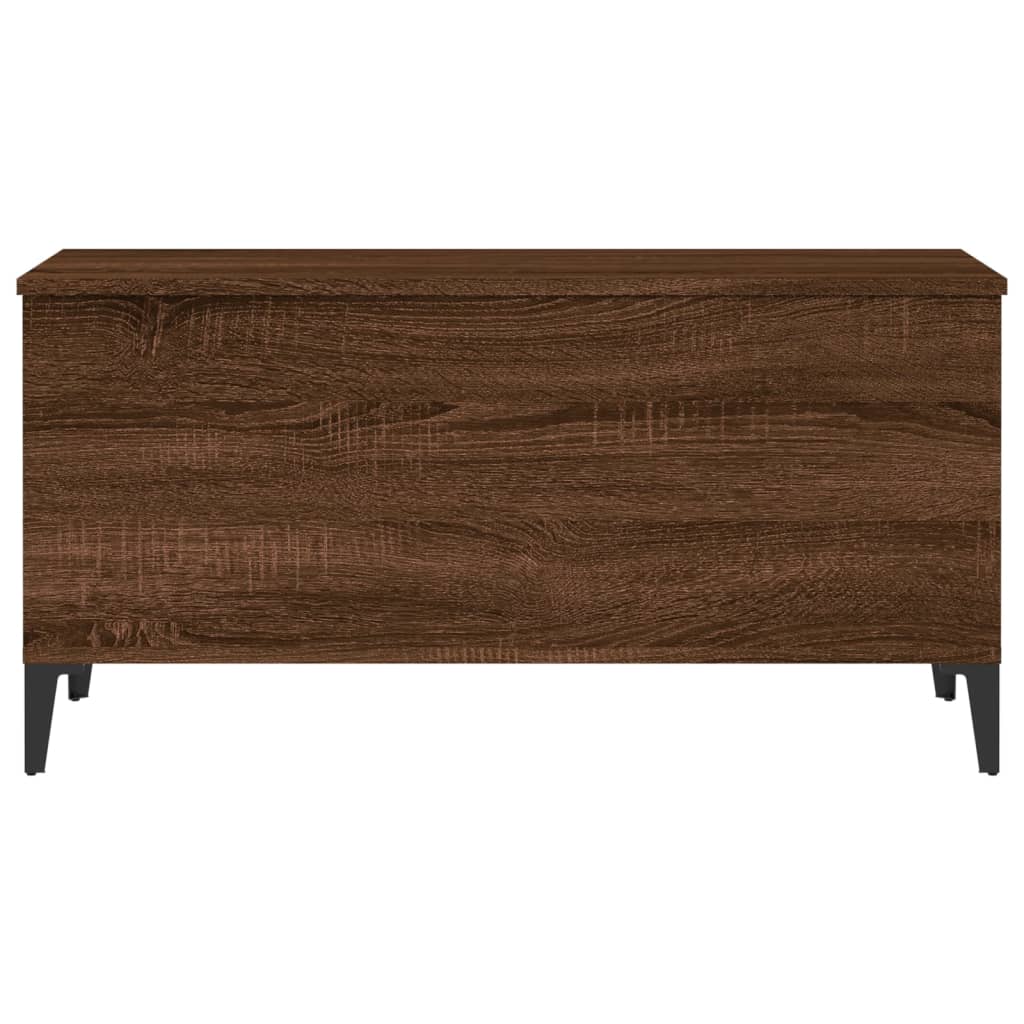 Coffee Table Brown Oak 90x44.5x45 cm Engineered Wood