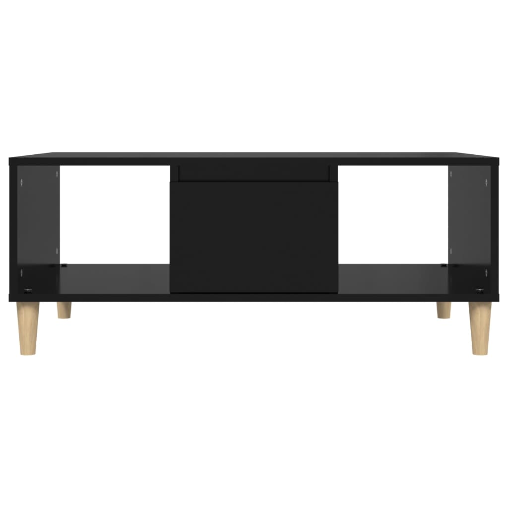 Coffee Table Black 90x50x36,5 cm Engineered Wood