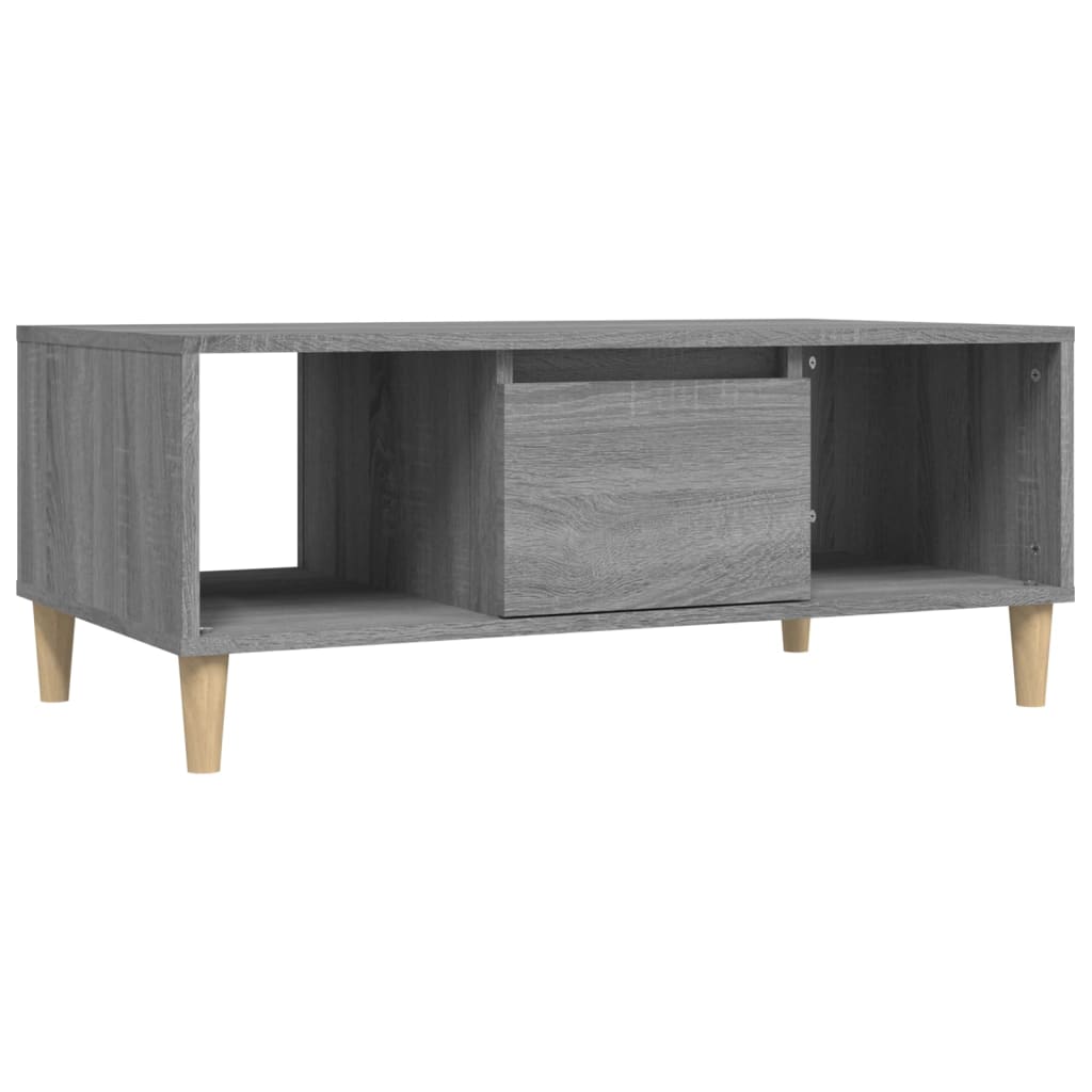 Coffee Table Grey Sonoma 90x50x36,5 cm Engineered Wood