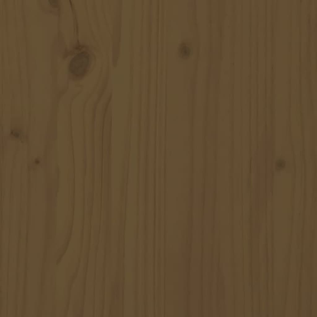 Garden Table Honey Brown 82.5x82.5x110 cm Solid Wood Pine