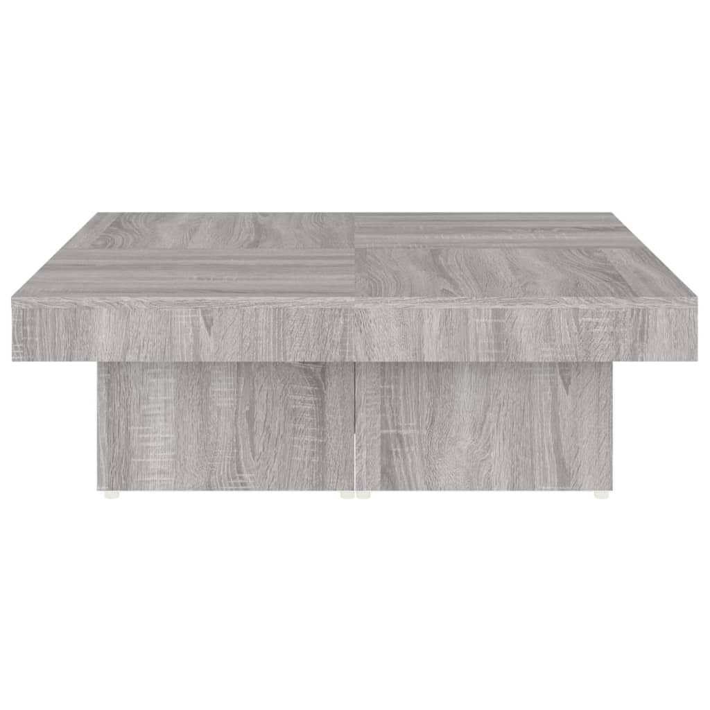 Coffee Table Grey Sonoma 90x90x28 cm Engineered Wood