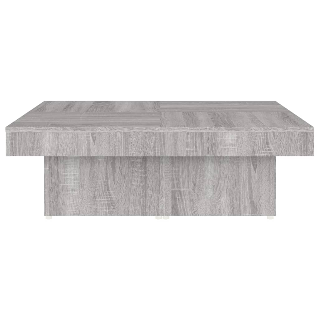 Coffee Table Grey Sonoma 90x90x28 cm Engineered Wood