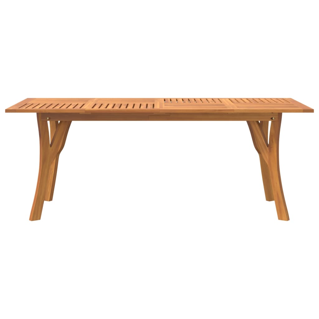 Garden Table 200x90x75 cm Solid Wood Acacia