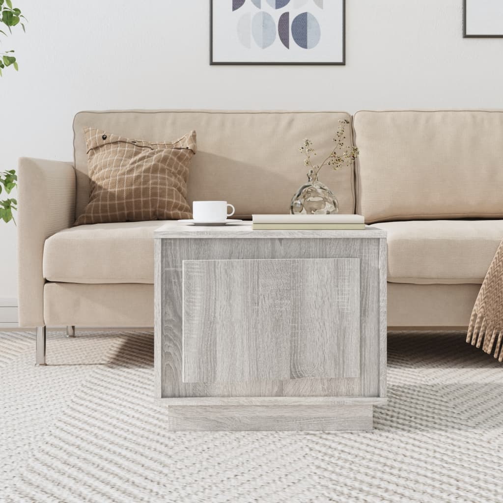 Coffee Table Grey Sonoma 51x50x44 cm Engineered Wood